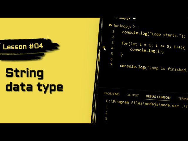 JavaScript For Beginners #04 | What Are Strings And How To Interpolate Them?