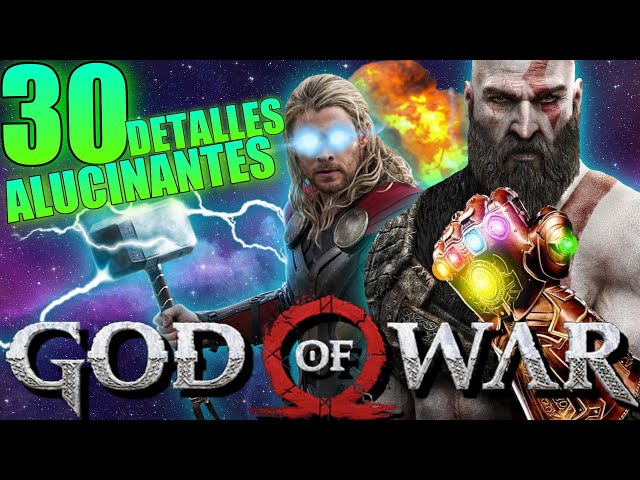 30 DETALLES ALUCINANTES de GOD of WAR PS4