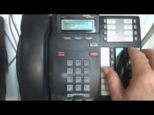 Programming Line assignments on Nortel Norstar CICS, MICS, 0x32