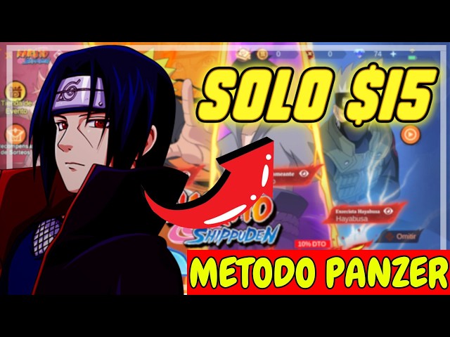 PANZER METHOD to get a NARUTO skin at LOW COST