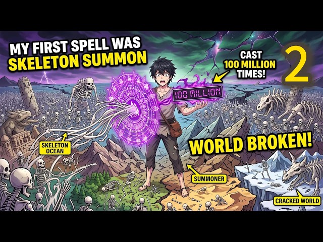 My First Spell Was Skeleton Summon, But It Cast 100 Million Times And Broke The World!
