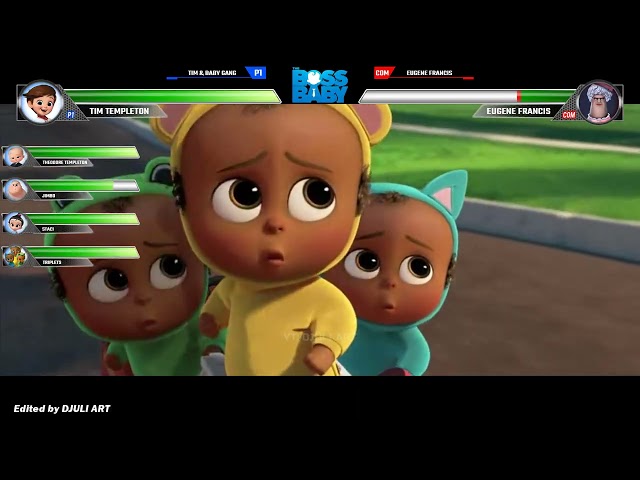 Boss Baby - Tim and Baby Gang vs. Eugene Francis WITH HEALTHBARS