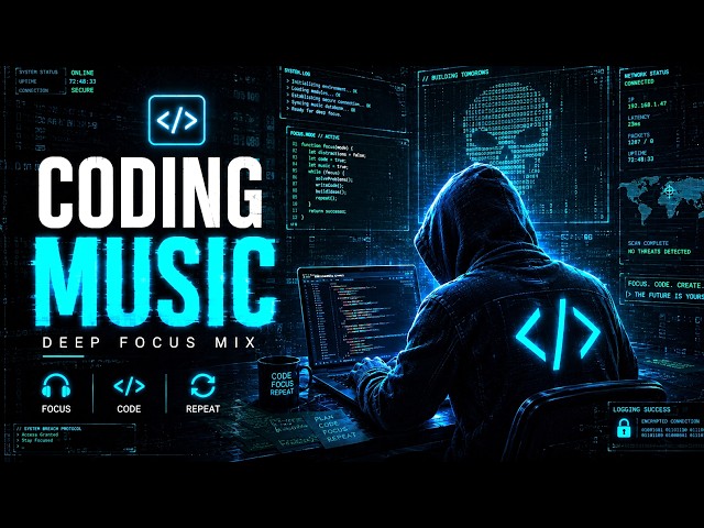 Coding Music 💻 — Programmer Focus Mode | Future Garage Mix