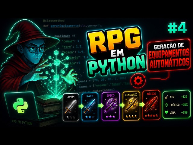 Creating an RPG in Python #4 - Automatic Equipment Generator ⚔️🎲