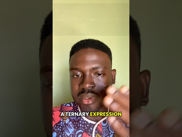 Write cleaner Python with ternary expressions 🚀 #python #learnpython #coding #programming