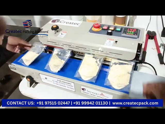 Band sealing machine | Createc packing solutions
