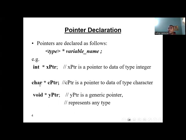 Pointers in C++