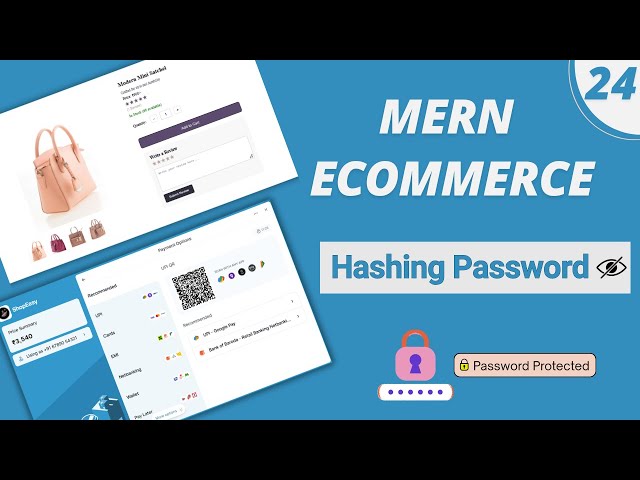 MERN Stack E-Commerce in Hindi: #24 -  Password Hashing using Bcryptjs