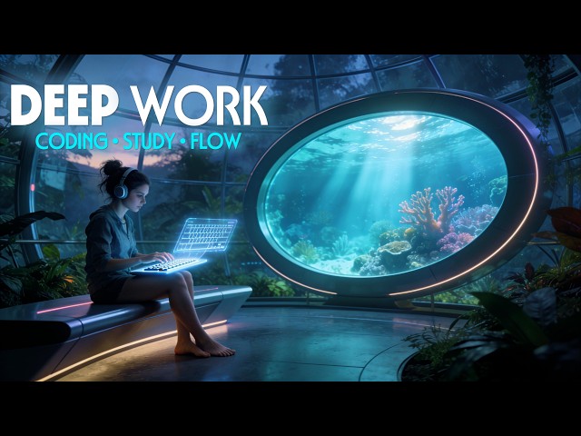 DEEP WORK 🪐 Future Garage & Wave Beats for Coding, Study & ADHD Concentration