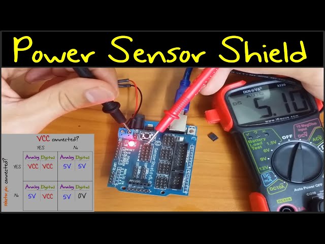 Arduino Tutorial | How to Power  the Arduino Sensor Shield V5.0