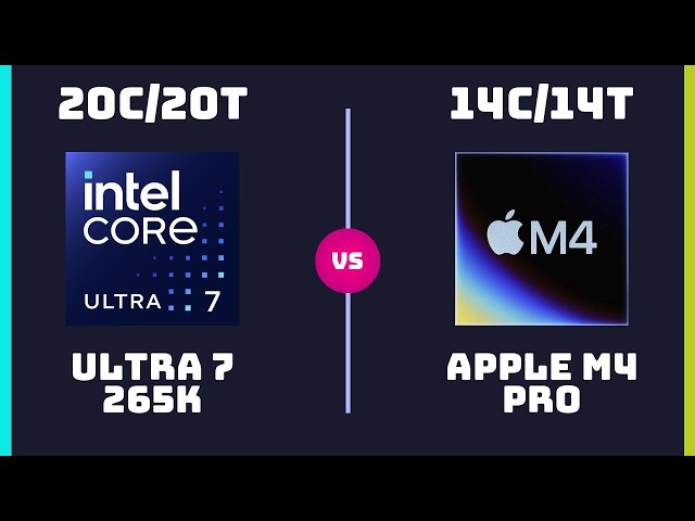 Intel Core Ultra 7 265K vs Apple M4 Pro (14-Core) – CPU Comparison