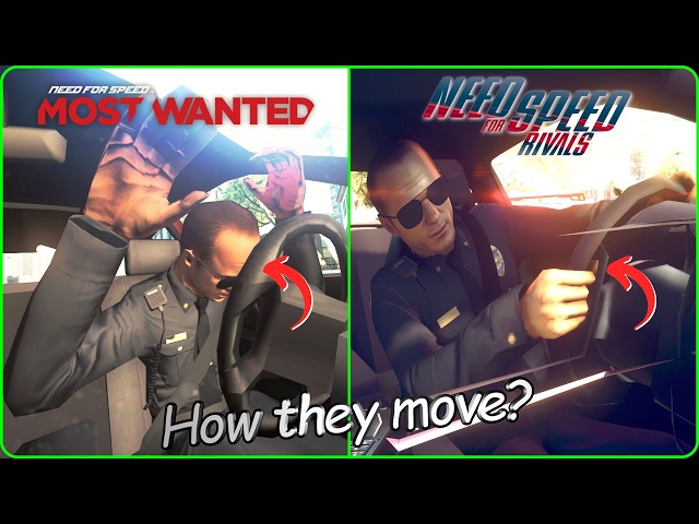 Evolution of POLICE Character MOVEMENT in NFS (1998-2022)