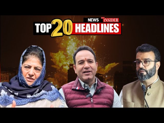 SuperFast Top 20 Headlines | News Insider 24x7