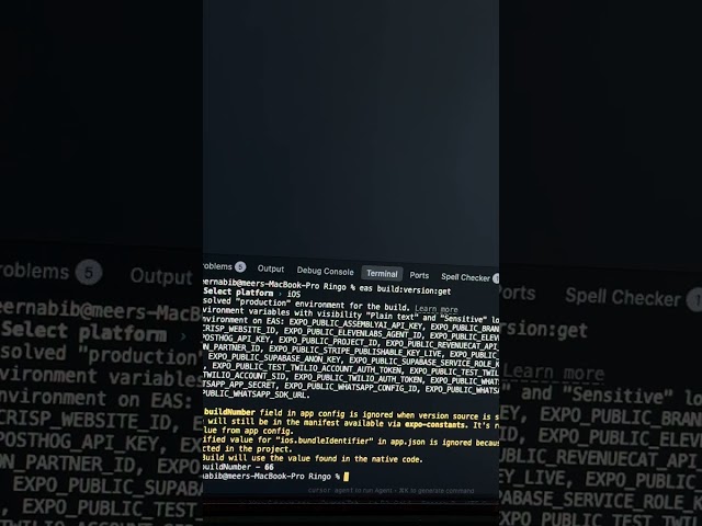 xCode build to EAS build | bundle number sync | EAS submission