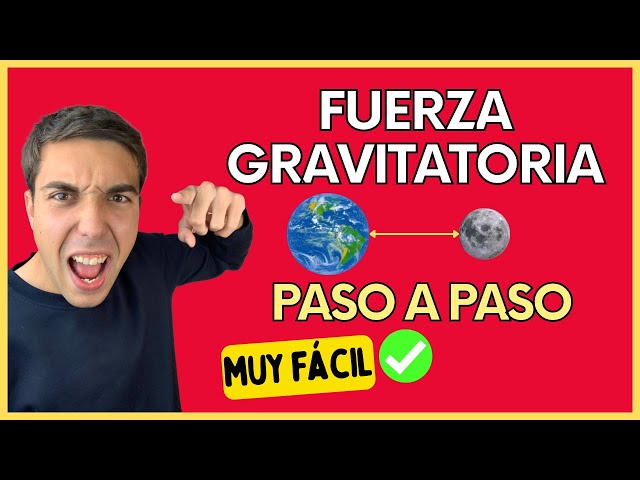 𝗙𝗨𝗘𝗥𝗭𝗔 𝗚𝗥𝗔𝗩𝗜𝗧𝗔𝗧𝗢𝗥𝗜𝗔 [Ejercicios Resueltos de Ley de Gravitación Universal] PASO a PASO