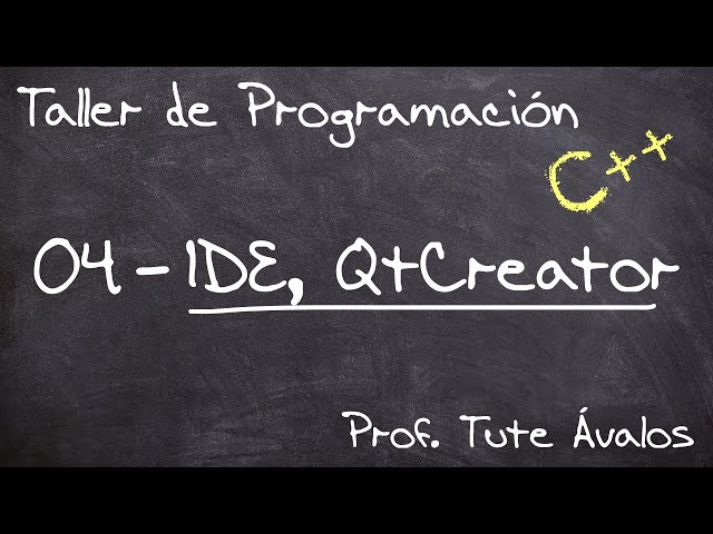 04 - IDE, QtCreator - Cómo configurar tu entorno de programación en C++