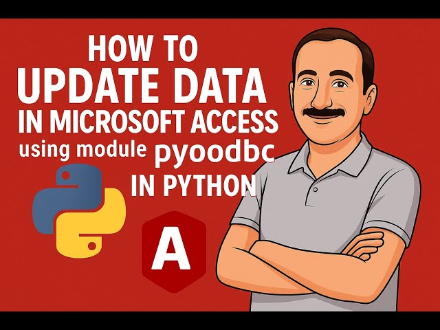 Update your Microsoft Access data in python directly using pyodbc@COMPUTEREXCELSOLUTION #access