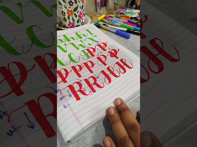 calligraphy workshop sneak peek | learn Brushpen Calligraphy