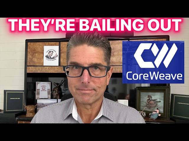 COREWEAVE INSIDERS ARE DUMPING THEIR STOCK AS THE SHARE PRICE KEEPS FALLING -CRACKS ARE WIDENING 