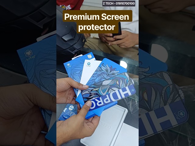 Screen Protector for iPhone 🔥🔥🔥 #ztech #lphone #screenprotector