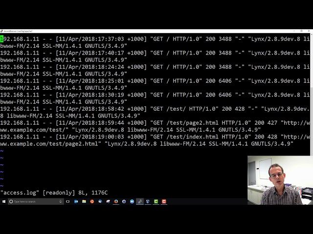 Apache Web Server Access Log