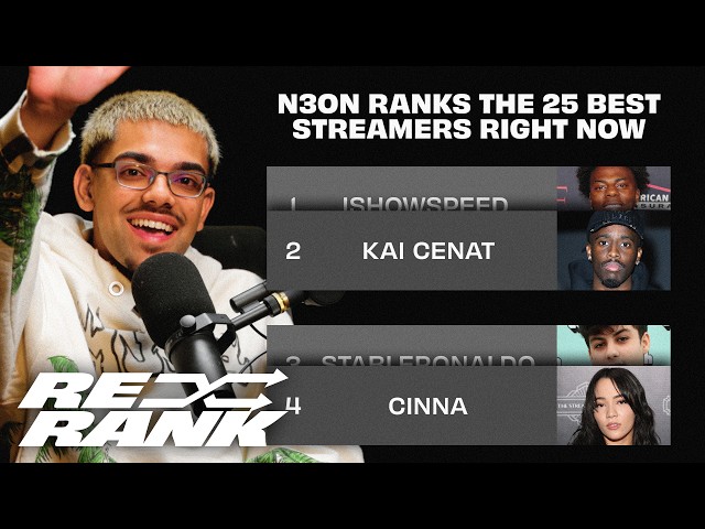N3on Ranks the Best Streamers on the Internet | Re-Rank
