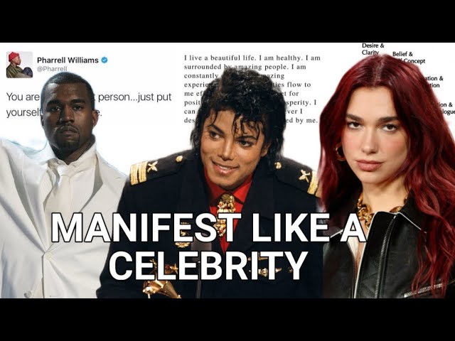 How To Manifest Like A Celebrity (Self Concept, Affirmations, Visualization, Scripting) 