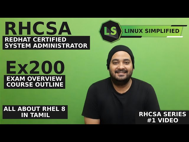RHCSA - Redhat Certified System Administrator | Linux Certification in Tamil