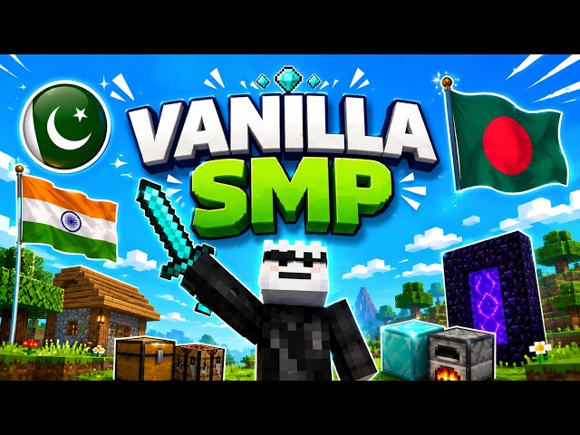 Minecraft server ip java | minecraft cracked server | full vanilla minecraft smp  #minecraft