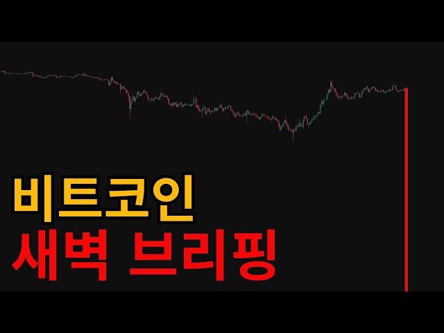 비트코인 새벽 브리핑ㅣ비트코인 분석
