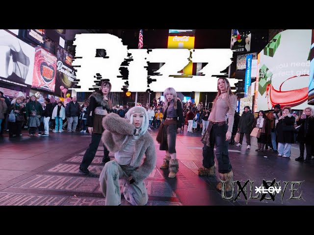 [KPOP IN PUBLIC NYC | TIMES SQUARE | ONE TAKE] XLOV (엑스러브) - ‘Rizz’ | Dance Cover by GRL1S