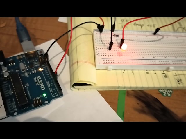 Control Arduino with Python -- Paul McWhorter tutorial HW @paulmcwhorter 