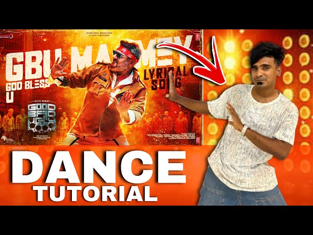 God Bless U song dance tutorial Tamil /GOOD BAD UGLY/ #godblessyou #goodbadugly #ajith  #tutorial