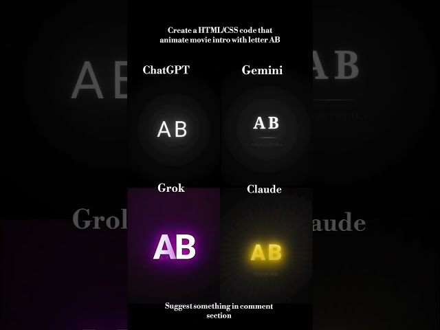 AI HTML code battle- which one is better? 04