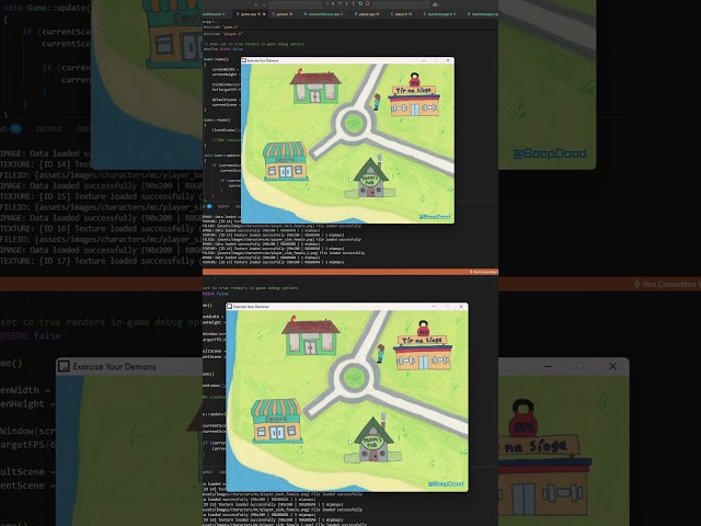Exercise your Demons - Waddle Waddle #gamedesign #raylib #2d #gamedesigning #cozy #irishmythology