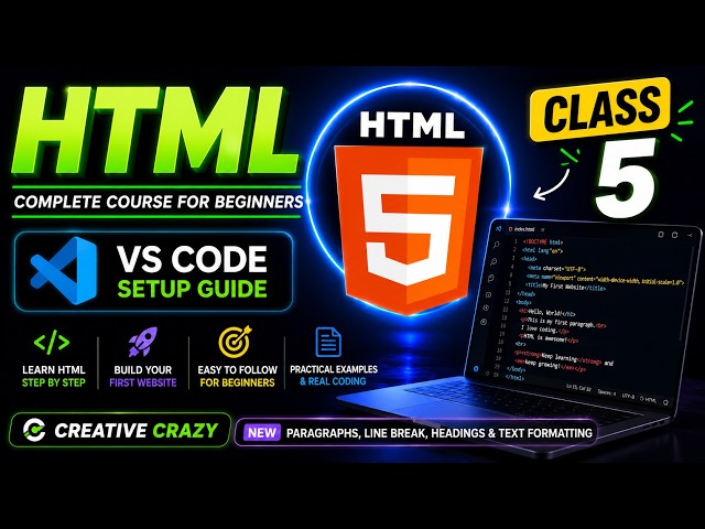 Learn HTML in Urdu | Class 5 | Paragraph, BR, HR & Text Formatting Explained