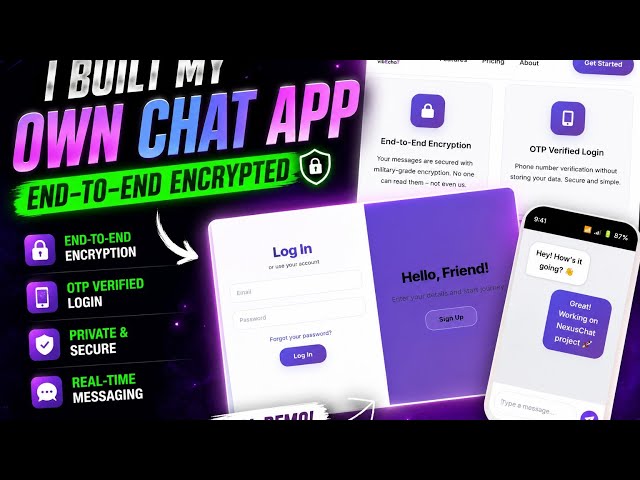 I Built My Own Chat Application Using PHP 🤯 | My Website Full Overview