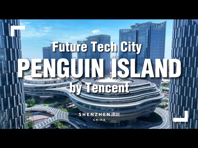 Penguin Island: Tencent's Massive Internet+ Future Tech City & Headquarters opens in Shenzhen!