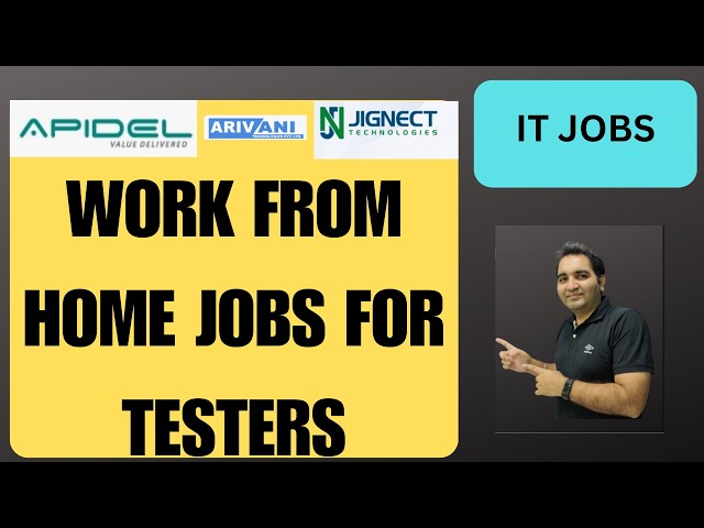 WFH Testing Jobs | Manual Testing| QA Jobs| Rd Automation Learning