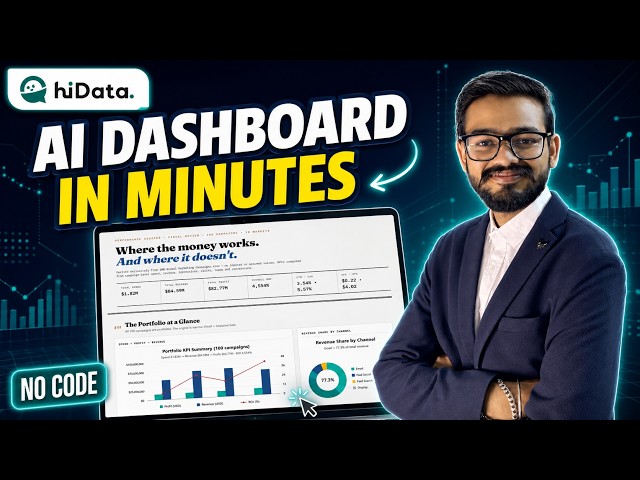 I Turned Excel Data into an Interactive Dashboard in Minutes (hiData AI Sheets)