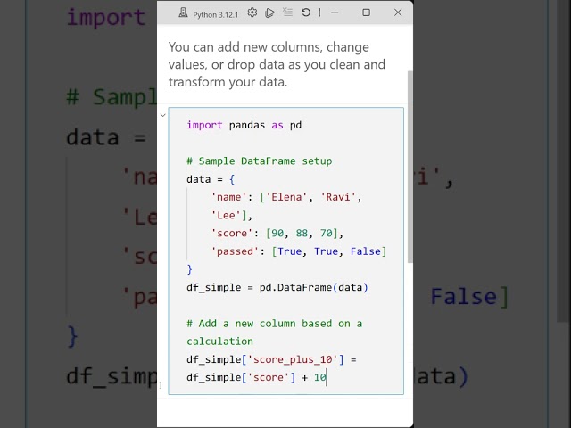 05 Modifying DataFrames: Add and Delete Columns in Pandas