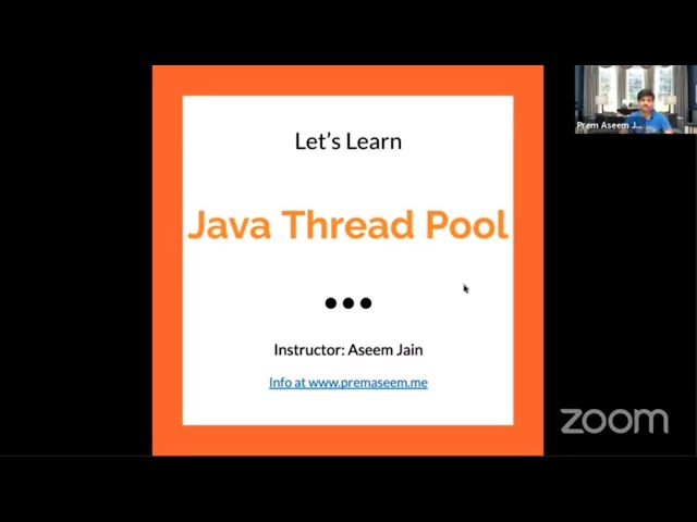 Learn Java Thread Pool concept with working code