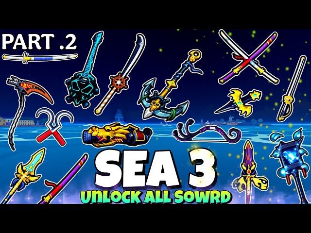 I Unlocked EVERY Sword & Gun in Blox Fruits Third Sea! (Part 2)