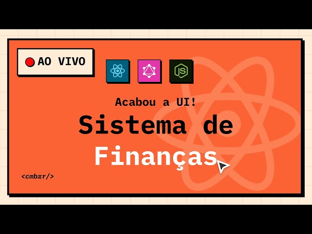 Finalizando Sistema Financeiro COMPLETO | React + Node + GraphQL - Financy