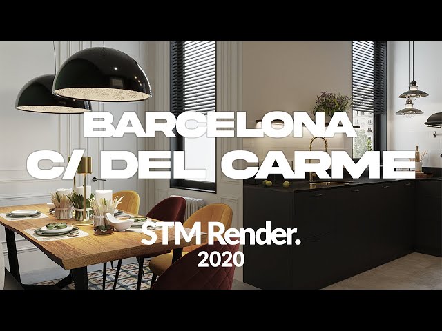 (4K) 360 Cocina (Reforma Integral) /// Carrer del Carme, Barcelona /// STM Render