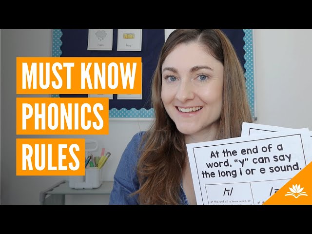 3 Phonics Rules Every Teacher Needs to Know