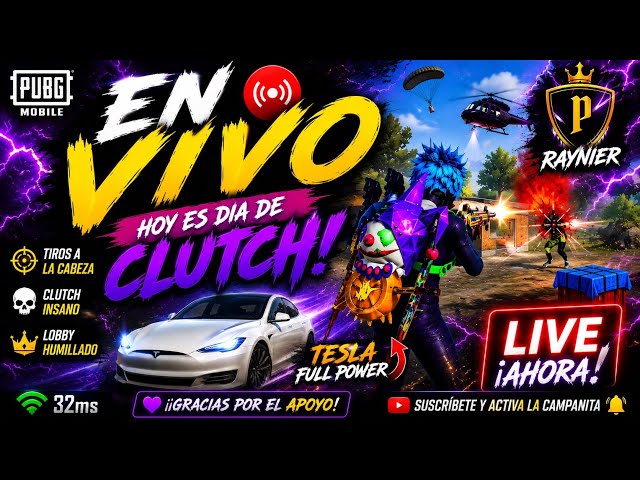 🔴 EN VIVO 😱 | HOY ES DÍA DE CLUTCH 🔥 PUBG MOBILE TRYHARD #PUBGMOBILE#pubgmnextstarprogram#PUBGMS30