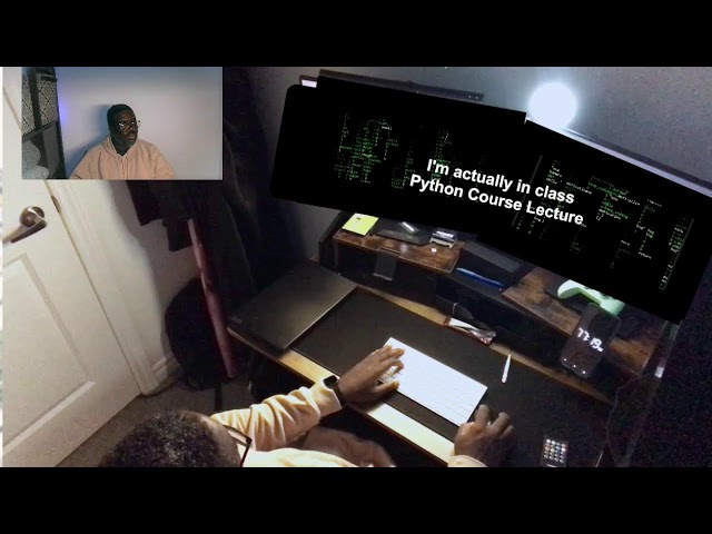 You're Watching Me Learn Python Live