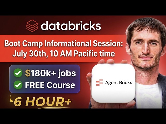 Free Databricks AI Boot Camp Information Session Q&A