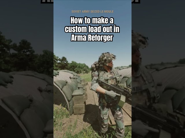 How To Make a Custom Loadout in Arma Reforger #tutorial #arma #gaming #ps5 #trending #fyp #viral #yt